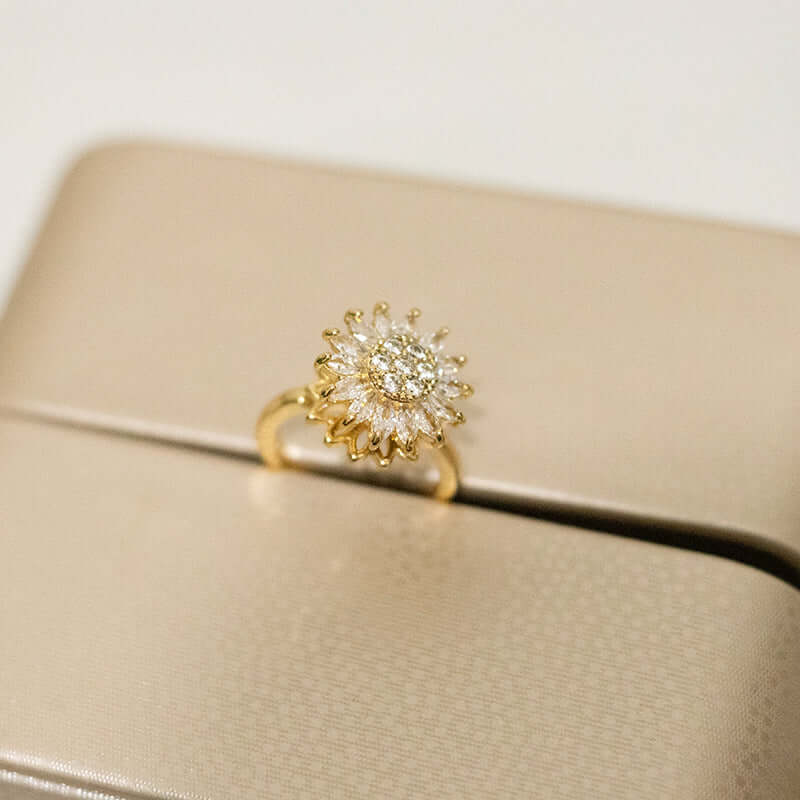 Sunflower Rotation Ring
